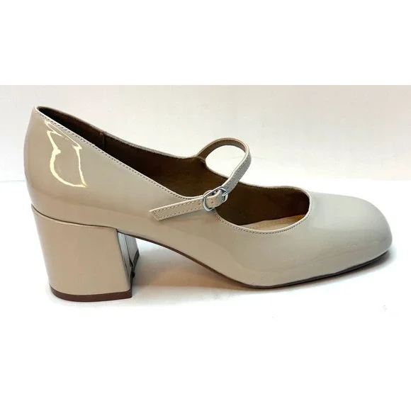 Journee Collection Women's Okenna Mary Jane Block Heel Pumps Grey Size 7.5W NWT - Picture 6 of 11